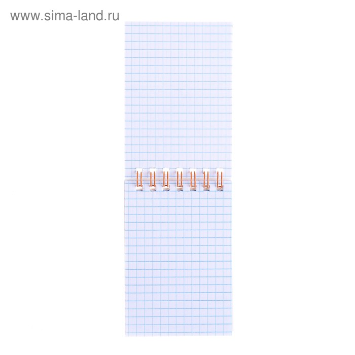 

Блокнот А7, 40 листов в клетку на гребне "Фигуры", обложка мелованная бумага, МИКС