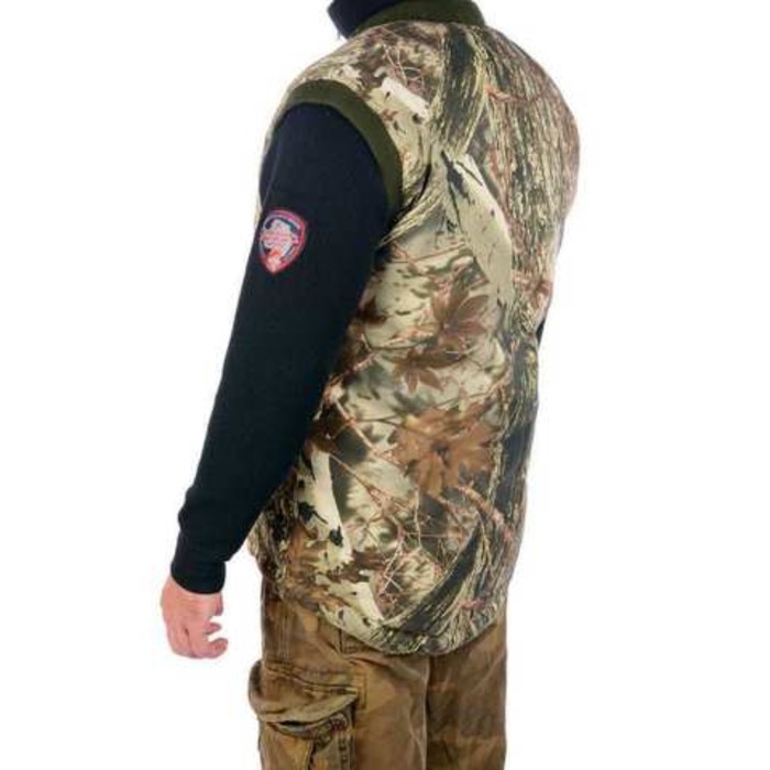 Жилет с подогревом "Серый каштан", 64-66, 8 - 30 часов, ДУ, 6000 мАч