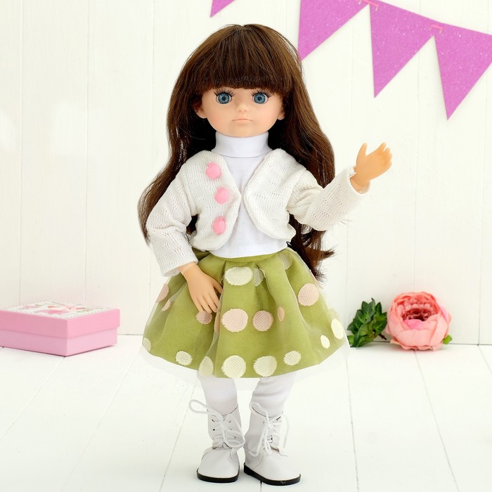 Кукла интерактивная "Алиса", со звуком, с микрофоном, с аксессуарами