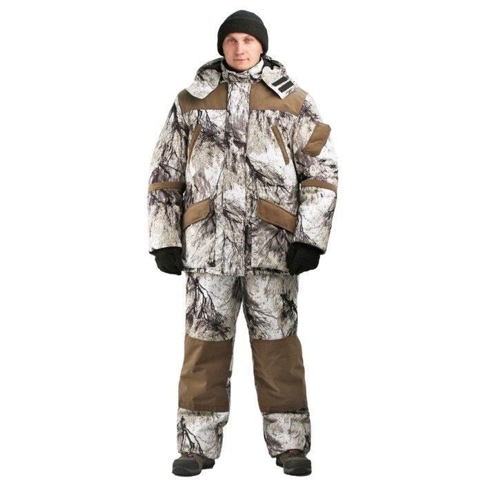 Костюм, с подогревом RedLaika "Снежний лес" комуфляж, 44-46, рост 182-188, 7-26 ч, 5200 мАч 396637