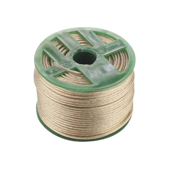 Трос металлополимерный прозрачный "СИБРТЕХ", диаметр 5 мм, катушка 100 м