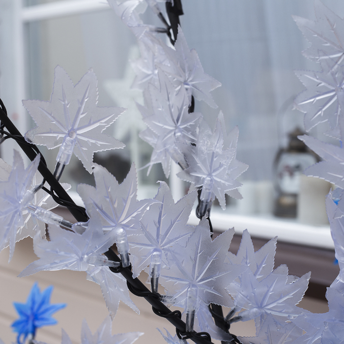 УЦЕНКА Дерево светодиодное улич. 1,5 м. "Клён" 600Led, 36W, 220V Бело-синий