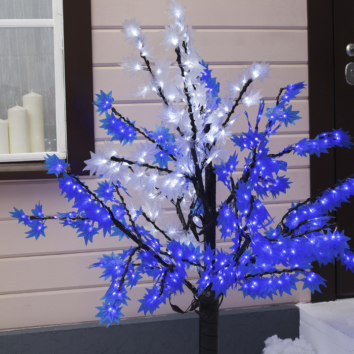 УЦЕНКА Дерево светодиодное улич. 1,5 м. "Клён" 600Led, 36W, 220V Бело-синий