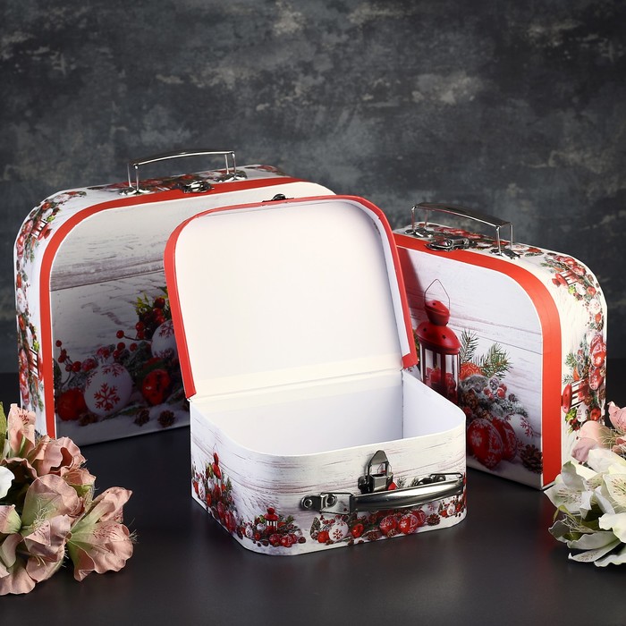 Набор коробок 3в1 30*21*9,5/25*18*9/20*15*8,5 см