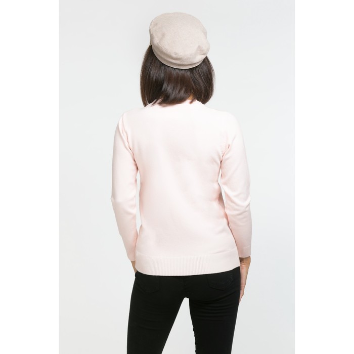 Джемпер геометрия, р.44, цв.розовый,