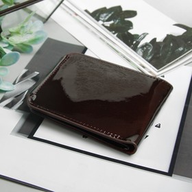 

Кошелёк женский, отдел на клапане, цвет коричневый