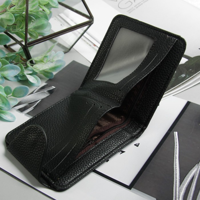 Кошелек жен 11-01-01 Роуз, 12*1,5*10, отд, д/кред, черный