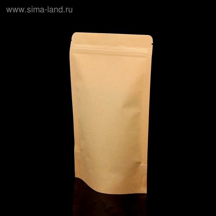 

Пакет Zip-lock Крафт с овальным окном 15 х 22 см