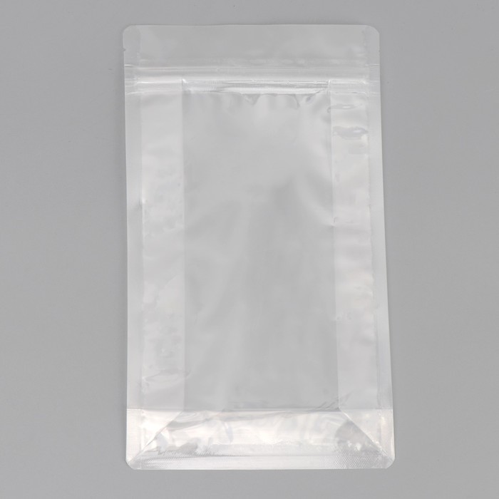 Пакет Zip-lock прозрачный с плоским дном 14 х 24 см