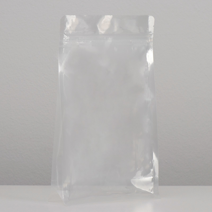 Пакет Zip-lock прозрачный с плоским дном 14 х 24 см
