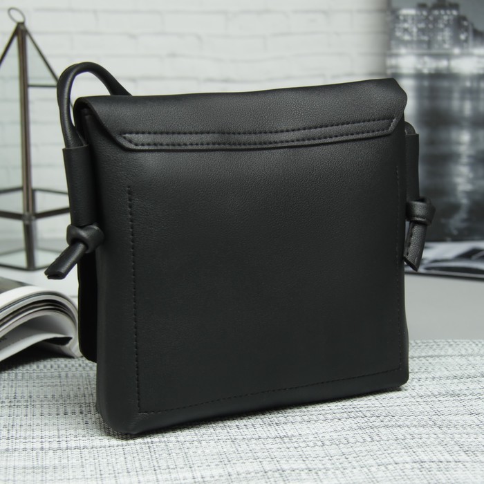 Сумка жен Одри, 21*2,5*21, отд на молнии, длин ремень, черный