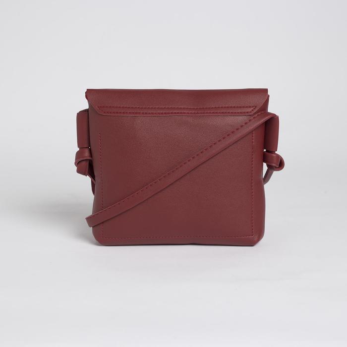 Сумка жен Одри, 21*2,5*21, отд на молнии, длин ремень, красный