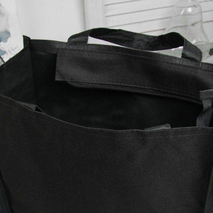 Сумка молод Слоник, 28*10*35, отд на молнии, 3 н/кармана, черный