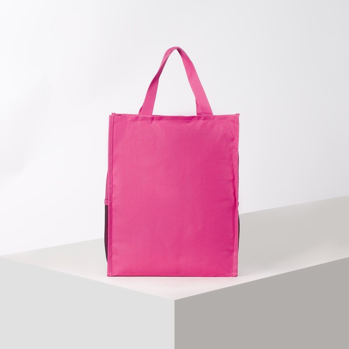 Сумка молод Стейси, 28*10*35, отд на молнии, 3 н/кармана, малиновый