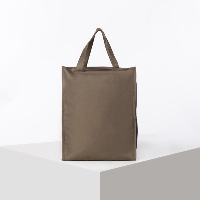 Сумка молод Стейси, 28*10*35, отд на молнии, 3 н/кармана, коричневый