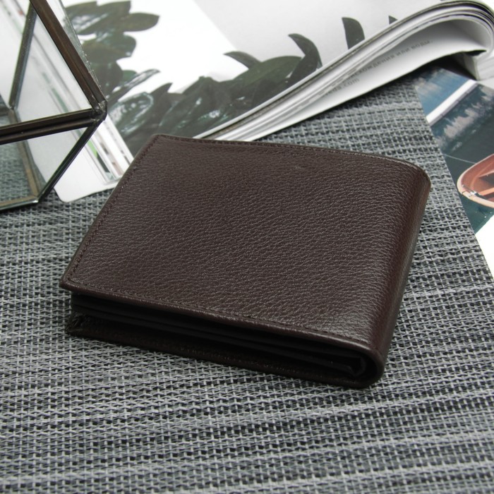 Портмоне муж Дилон, 12*1,5*9,5, 2отд, д/кред, черный