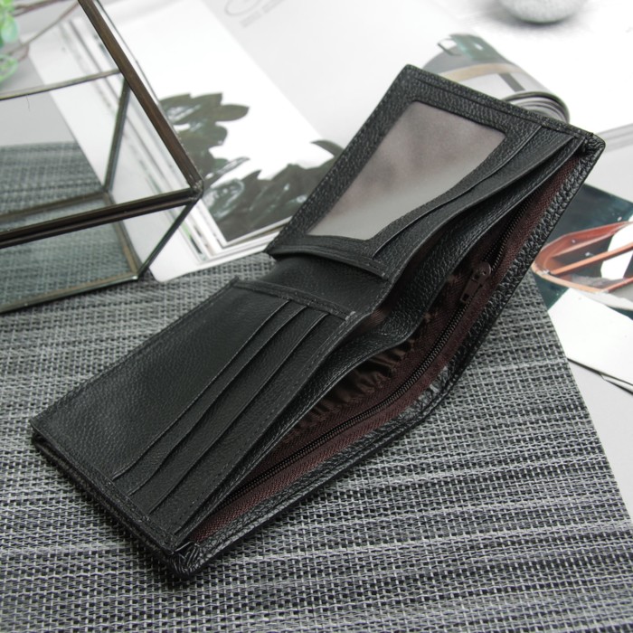 Портмоне муж Карл, 11,5*2,5*9,5, 2отд, д/кред, черный