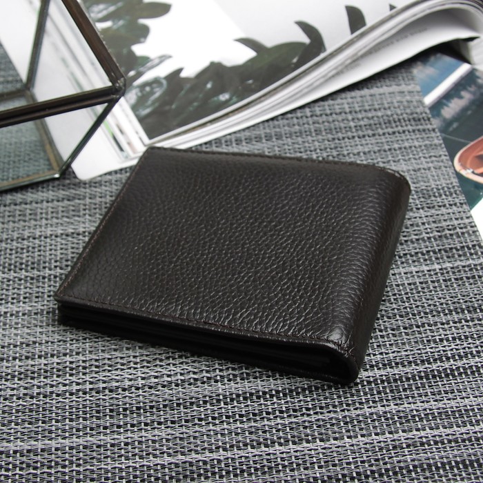 Портмоне муж Карл, 11,5*2,5*9,5, 2отд, д/кред, коричневый