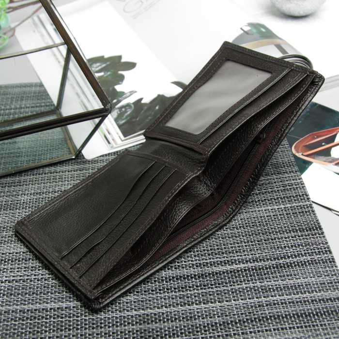 Портмоне муж Карл, 11,5*2,5*9,5, 2отд, д/кред, коричневый