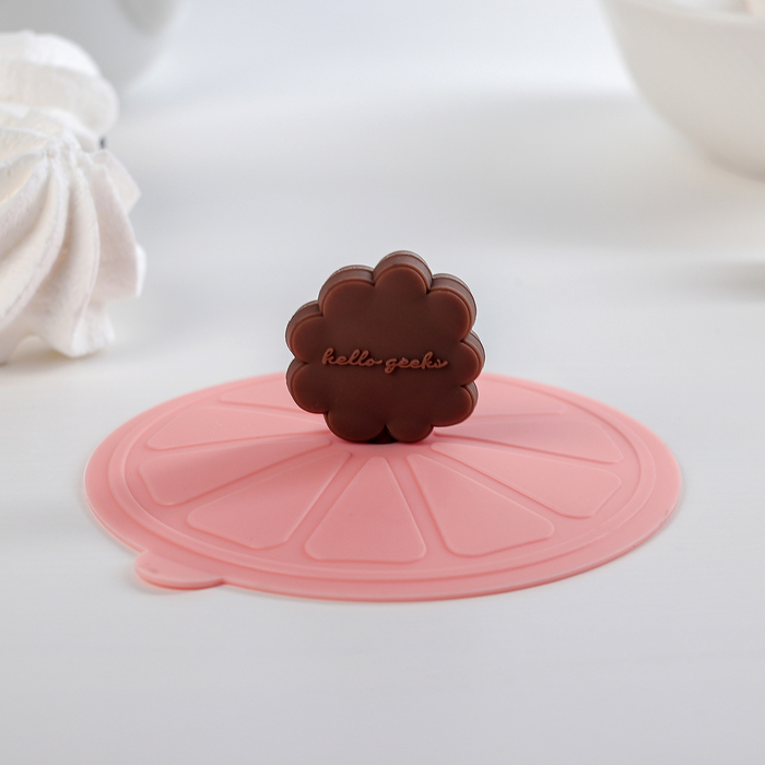 Крышка-непроливайка "Львенок" 11 см, МИКС цвета