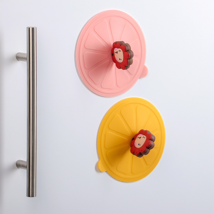 Крышка-непроливайка "Львенок" 11 см, МИКС цвета