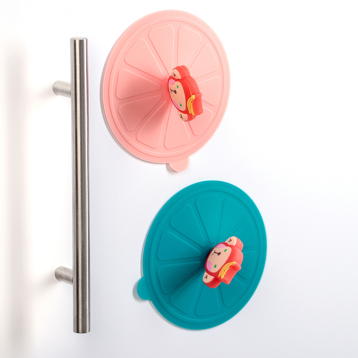 Крышка-непроливайка "Обезьянка" 11 см, цвета МИКС