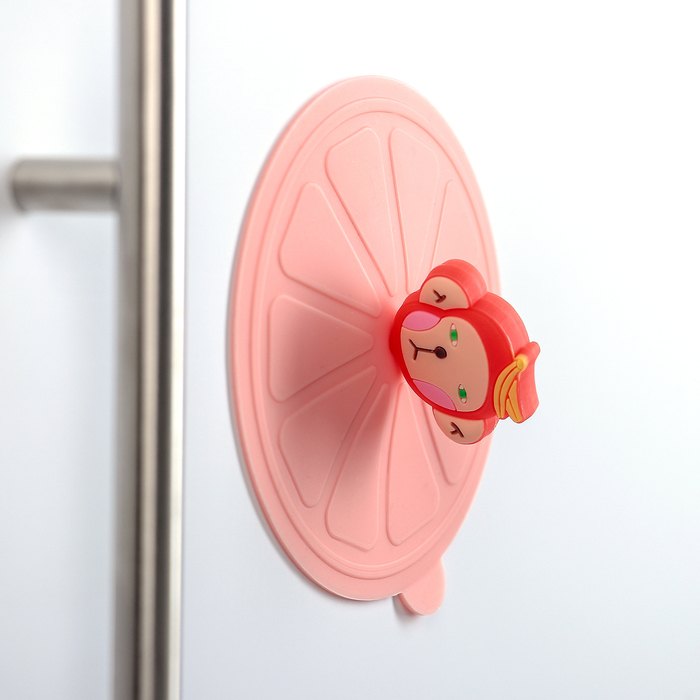 Крышка-непроливайка "Обезьянка" 11 см, цвета МИКС