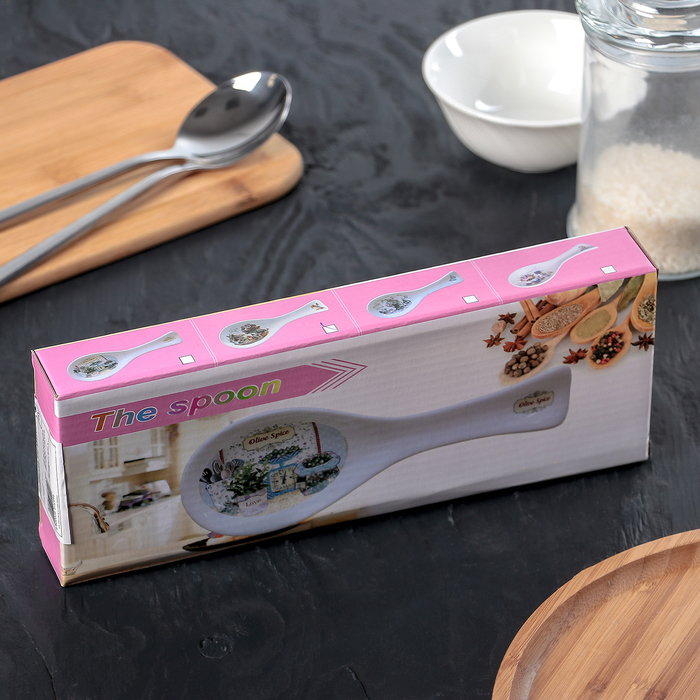 Подставка под ложку "Добрый вечер" 25х9х2,5 см