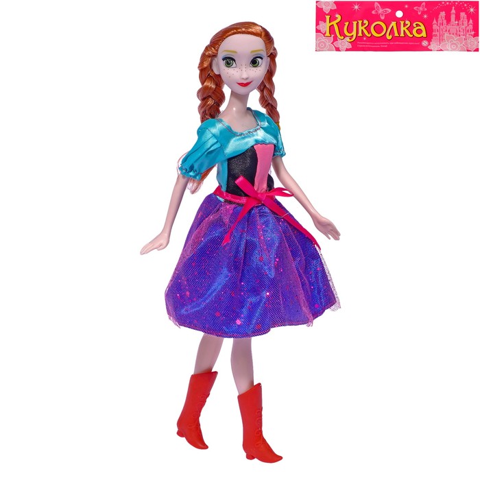 Кукла "Энн" в платье, МИКС