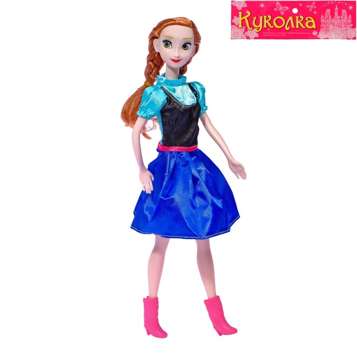 Кукла "Энн" в платье, МИКС