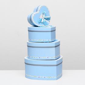 

Набор коробок в форме сердца 4 в 1, 31 х 29 х 15 - 17,5 х 16,5 х 7,5 см