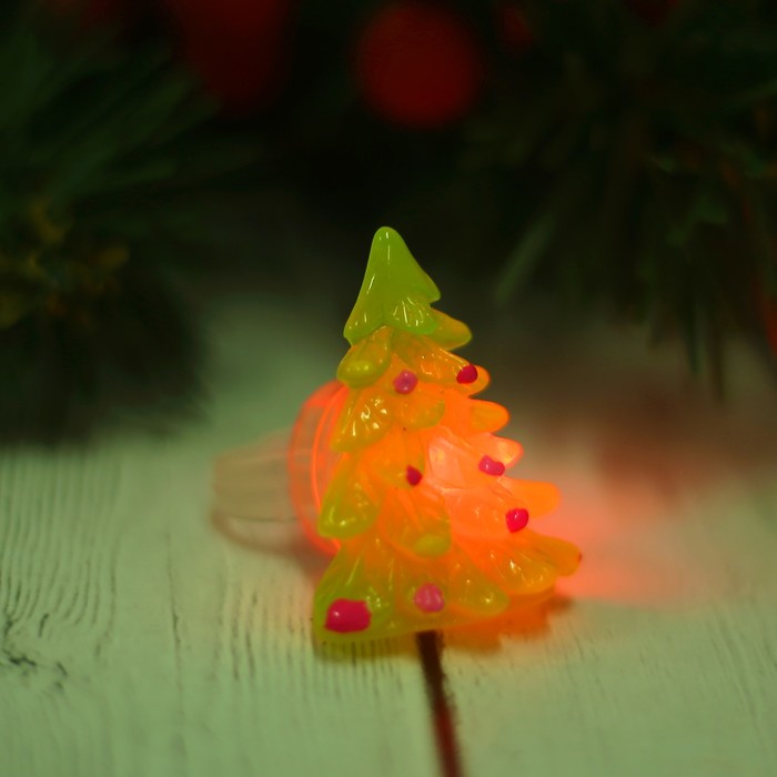 Карнавальный аксессуар световое кольцо "Елочка", цвета МИКС
