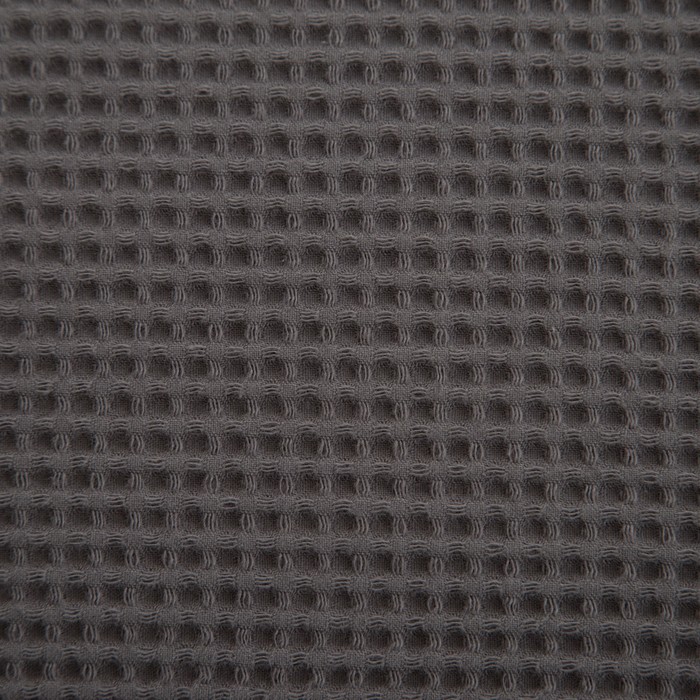 Покрывало вафельное "Этель" цвет серый, пл. 250 г/м², 150х250 см, хлопок 100%