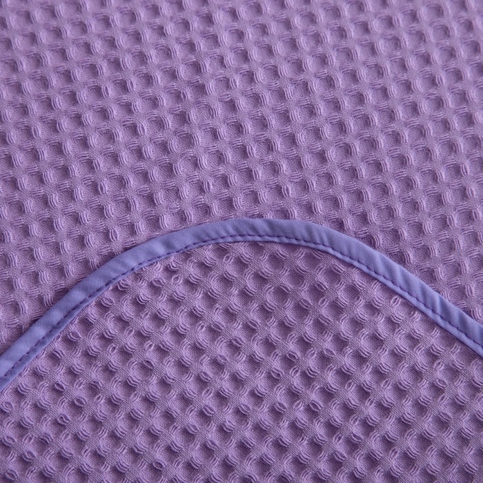 Покрывало вафельное "Этель" цвет сиреневый, пл. 250 г/м², 150х250 см, хлопок 100%