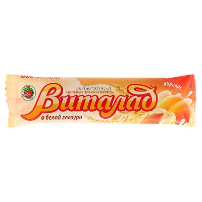 Батончик "Виталад" абрикосовый, 40 г.
