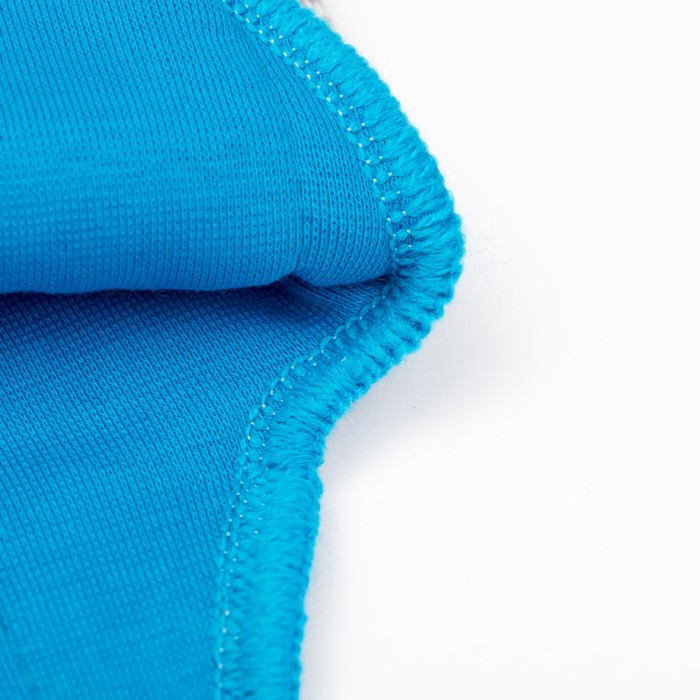 Балаклава зимняя для мальчика, размер 48-50, васильковый