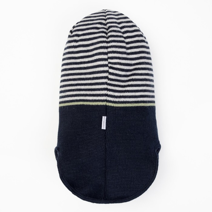 Балаклава зимняя для мальчика, размер 54-56, синий