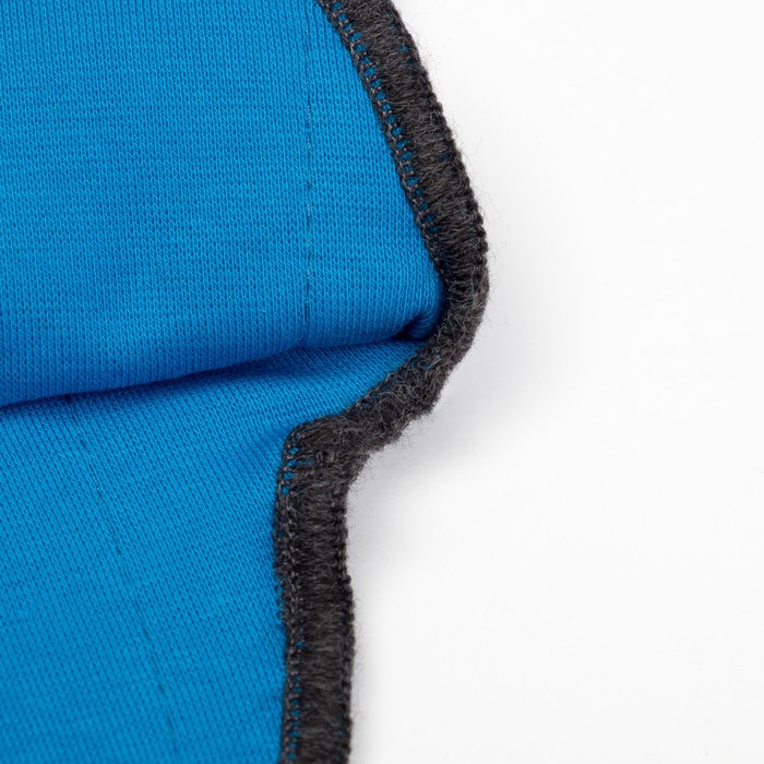 Балаклава зимняя для мальчика, размер 48-50, васильковый