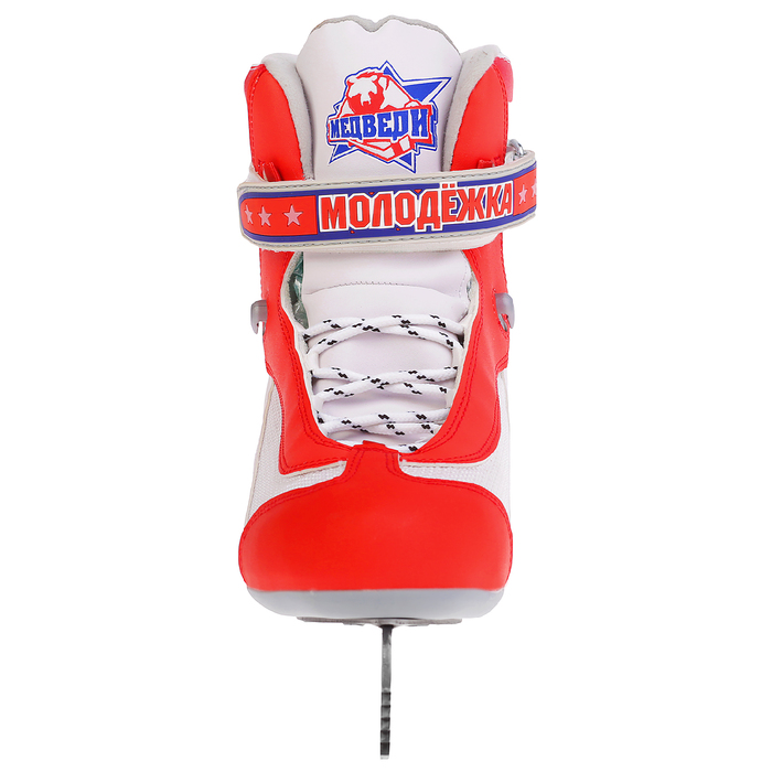 Коньки фигурные Молодежка MFS, цвет красный, размер 34