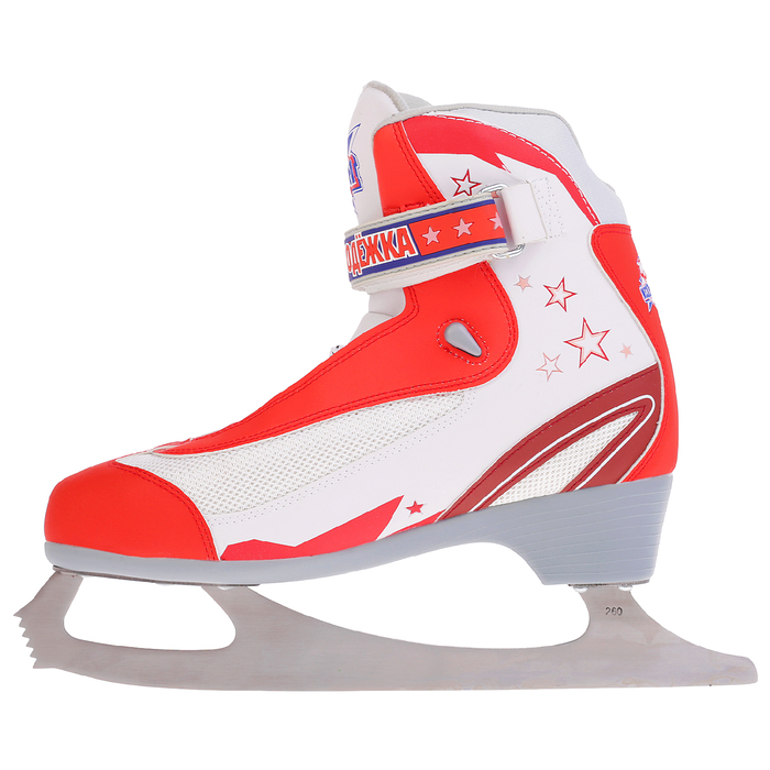 Коньки фигурные Молодежка MFS, цвет красный, размер 39
