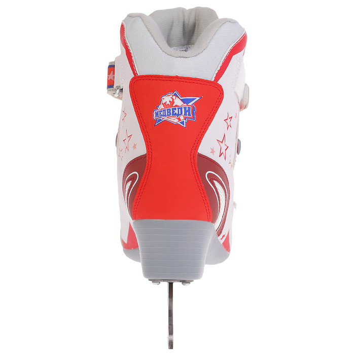 Коньки фигурные Молодежка MFS, цвет красный, размер 39