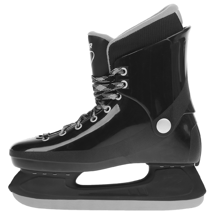 Коньки хоккейные LEADER, цвет чёрный, размер 37