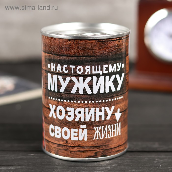 

Сувенир банка "Настоящему мужику" 10х7,3х7,3 см внутри: галстук-бабочка