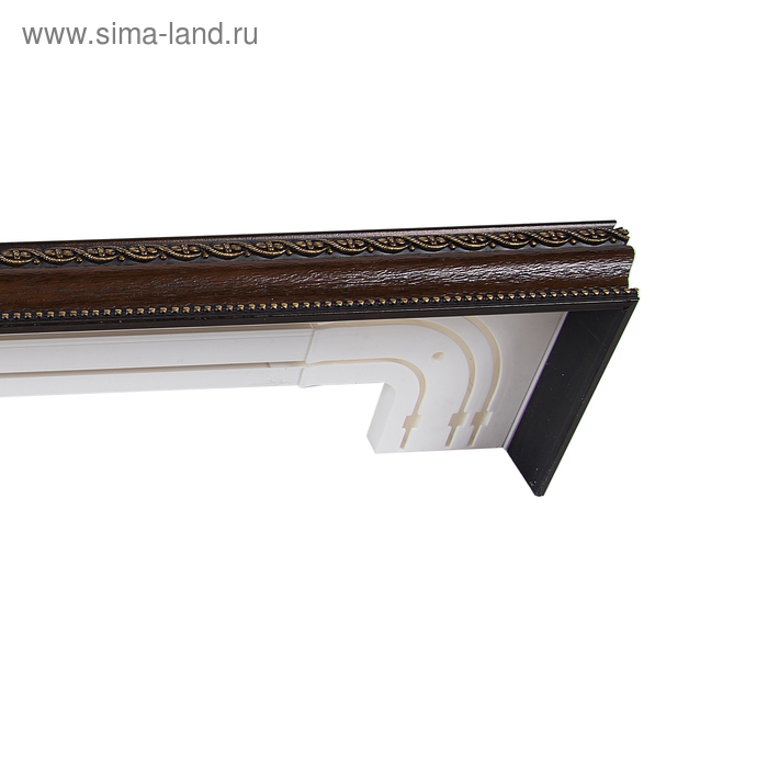 

Карниз трёхрядный 160 см, цвет орех