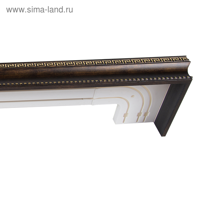 

Карниз трёхрядный 320 см, цвет орех