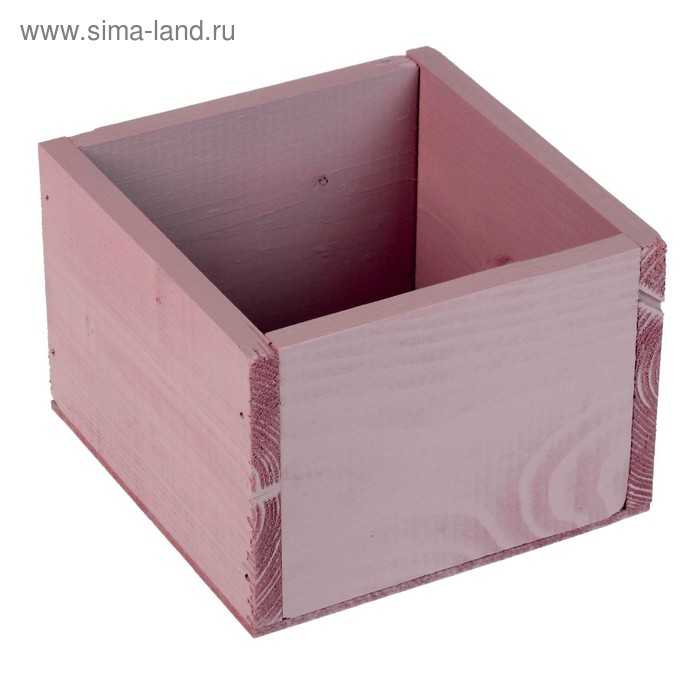 

Кашпо деревянное 14.5×12.5×9 см Элегант, коричневый Дарим Красиво