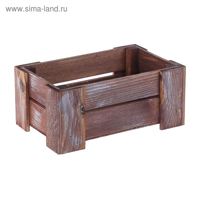 

Кашпо деревянное 23×12.5×10 см "Лофт", на ножках, палисандр Дарим Красиво