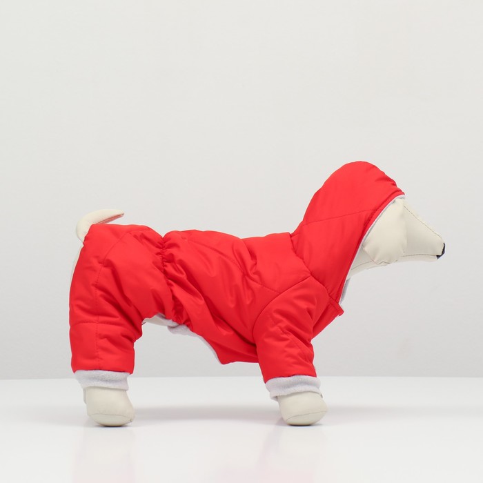 

Комбинезон зимний для животных, 2XL (ДС 32-34, ОШ 33-35, ОГ 38-42 см), красный