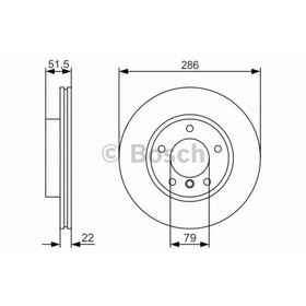 

Диск тормозной, комплект BOSCH 0986479S10