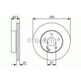 

Диск тормозной, комплект BOSCH 0986479S83